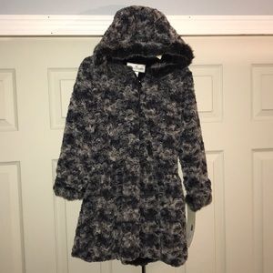 Faux fur hooded coat by American Widgeon